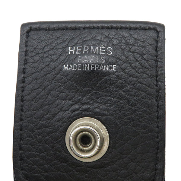 エルメス HERMES サコ ブラック トリヨンクレマンス ショルダーバッグ シルバー金具 黒