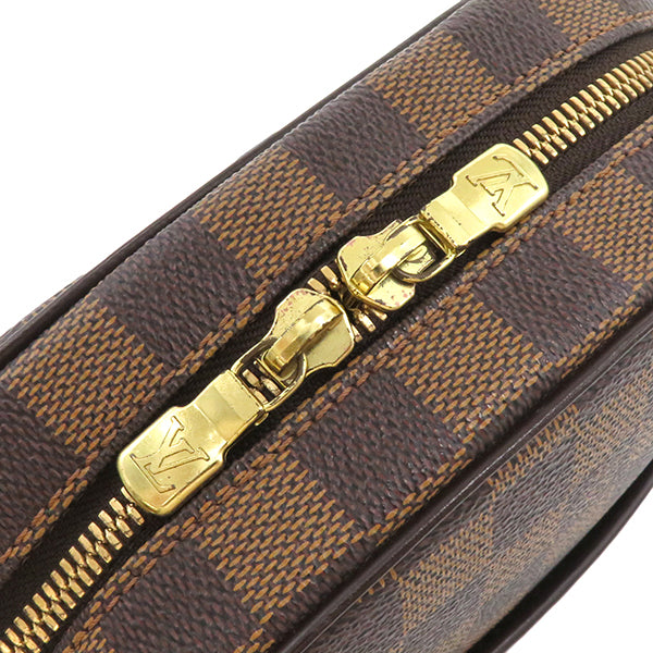 ルイヴィトン LOUIS VUITTON イパネマ PM N51294 ダミエエベヌ ダミエキャンバス ショルダーバッグ ゴールド金具 茶 斜め掛け