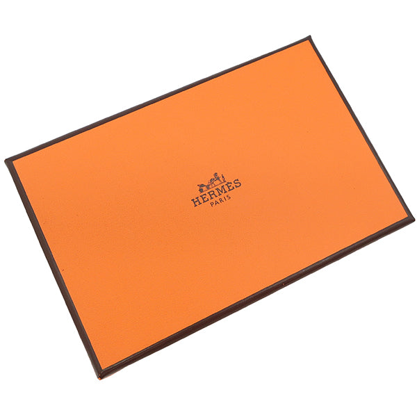 エルメス HERMES カルヴィ デュオ クレ ヴォーエプソン カードケース シルバー金具 新品 未使用