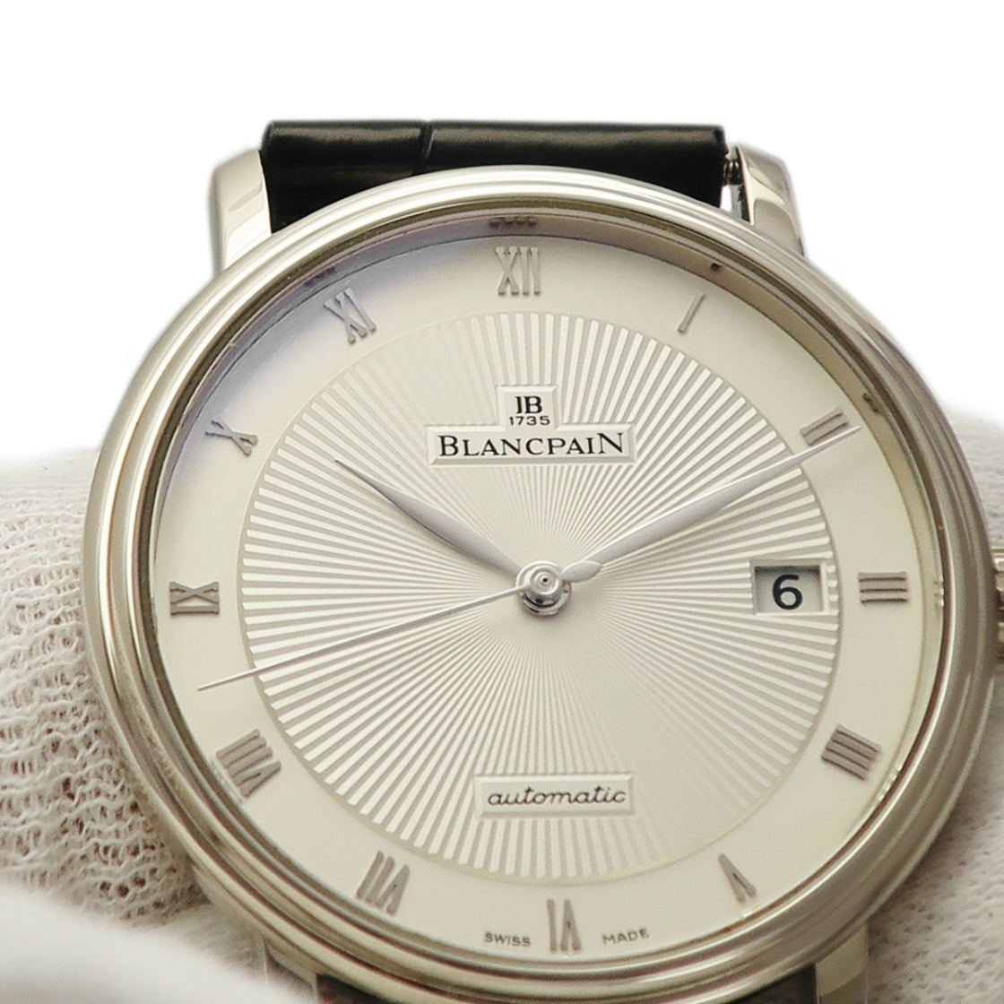 ブランパン BLANCPAIN ヴィルレ ウルトラスリム ソレイユ270周年記念限定 6223A-1542-55B 自動巻き メンズ K18WG無垢 ローマン