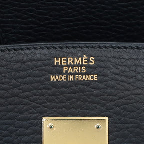 エルメス HERMES バーキン35 ブラック アルデンヌ ハンドバッグ ゴールド金具 黒 ※鍵/カデナ/クロシェット欠品