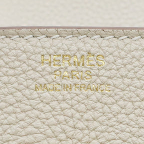 エルメス HERMES バーキン30 クレ トゴ ハンドバッグ ローズゴールド金具 新品 未使用 PG金具 オフホワイト