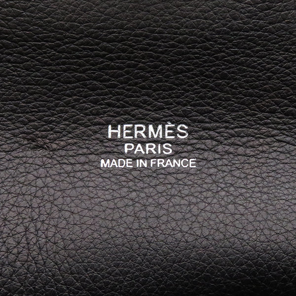 エルメス HERMES ツールボックス 26 ブラック スイフト 2WAYバッグ シルバー金具 黒 ショルダー