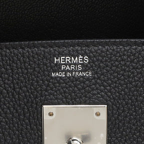 エルメス HERMES バーキン30 ブラック トゴ ハンドバッグ シルバー金具 黒