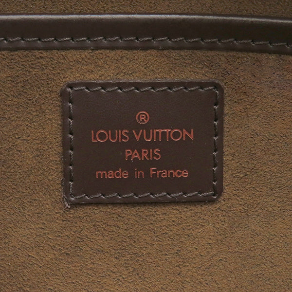 ルイヴィトン LOUIS VUITTON サンルイ N51993 ダミエ　エベヌ ダミエキャンバス セカンドバッグ ゴールド金具 茶