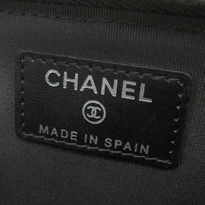 シャネル CHANEL ブリリアント マトラッセ コインパース A68945 ブラック パテントレザー コインケース シルバー金具 黒 小銭入れ ラウンドファスナー