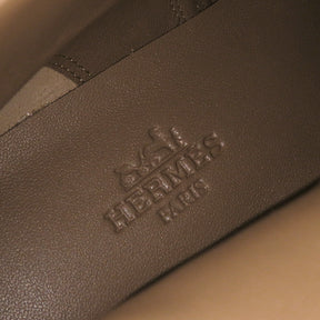 エルメス HERMES ショートブーツ フレンチー 50 H222093Z   ブラウンフュメ ヴォーヴェロア #36.5 ブーツ シルバー金具 靴 茶