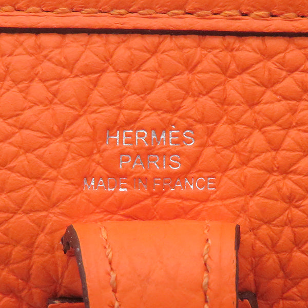 エルメス HERMES エヴリンTPM オレンジミニアン トリヨンクレマンス ショルダーバッグ シルバー金具