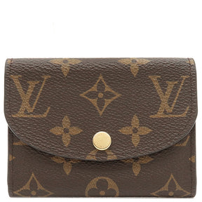 ルイヴィトン LOUIS VUITTON ポルトモネ ロザリ コインケース M41939 モノグラム×フューシャ モノグラムキャンバス コインケース ゴールド金具 茶 ミニウォレット