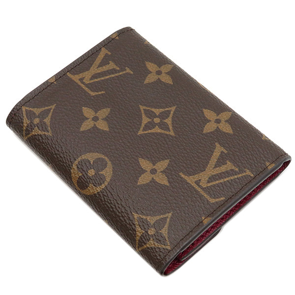 ルイヴィトン LOUIS VUITTON ポルトモネ ロザリ コインケース M41939 モノグラム×フューシャ モノグラムキャンバス コインケース ゴールド金具 茶 ミニウォレット