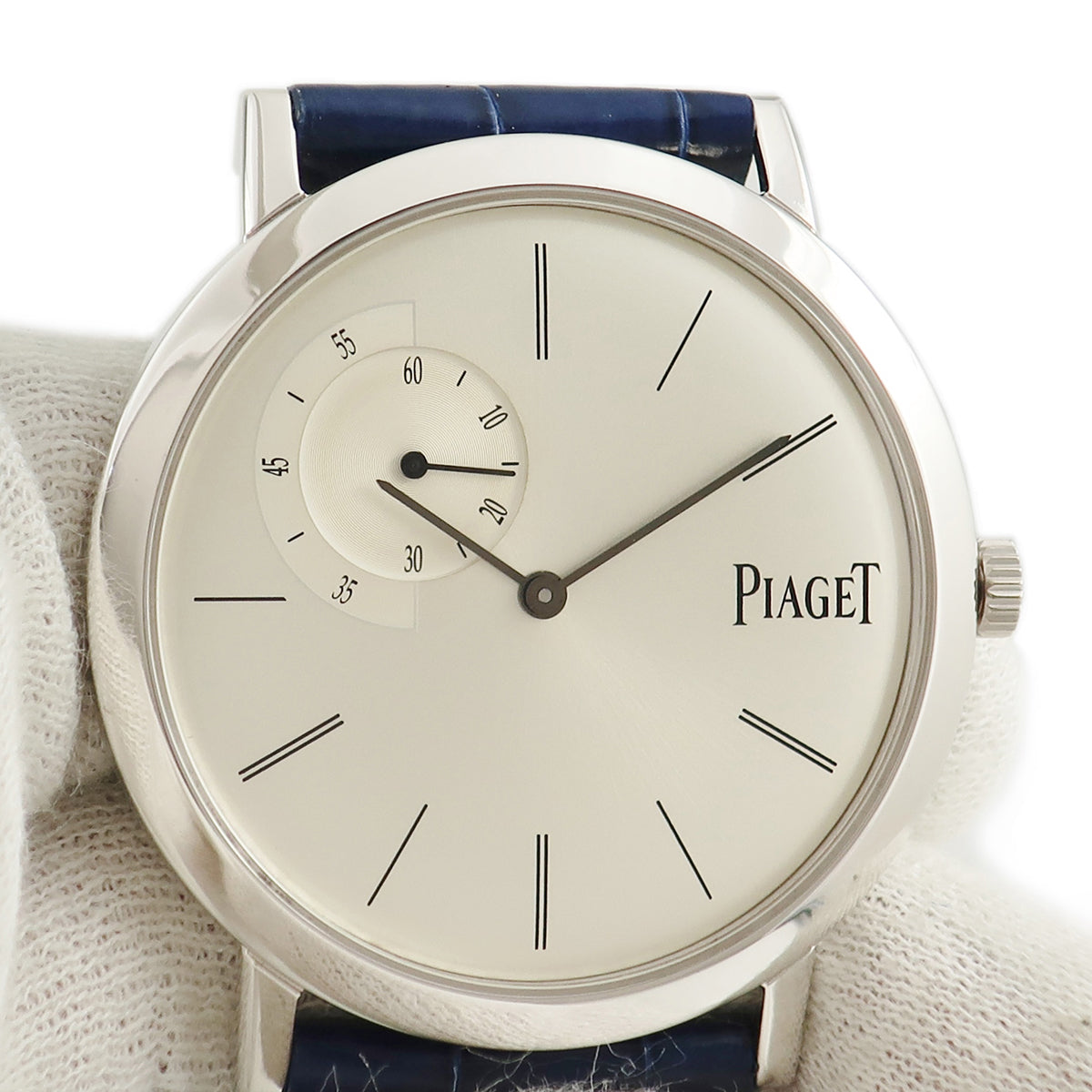 ピアジェ PIAGET アルティプラノ GOA33112 手巻き メンズ OH済 K18WG無垢 バー スモセコ 薄型