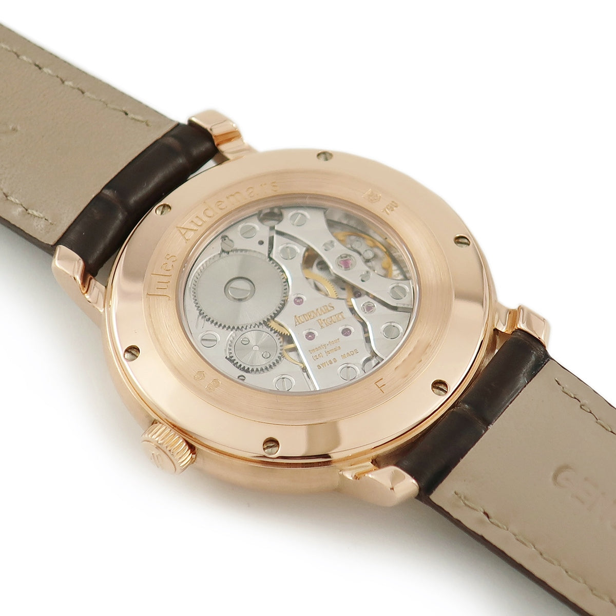 オーデマピゲ AUDEMARS PIGUET ジュール オーデマ パワーリザーブ  25955OR.OO.D002CR.01 手巻き メンズ K18PG無垢 ポインターデイト