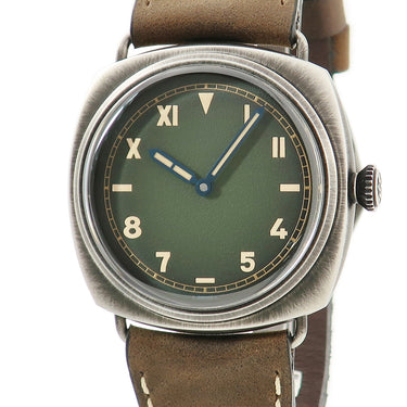 パネライ PANERAI ラジオミール カリフォルニア PAM01349 Z***/600 手巻き メンズ Z番 ヴィンテージ加工 緑 ブティック限定 2023年