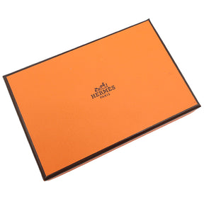 エルメス HERMES カルヴィ ヴェールフィズ ヴォーエプソン カードケース シルバー金具 薄緑