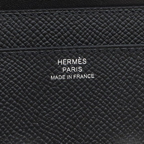 エルメス HERMES コンスタンス トゥーゴー ブラック ヴォーエプソン 長財布 シルバー金具 新品 未使用 黒