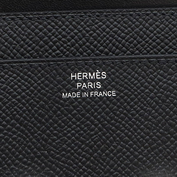 エルメス HERMES コンスタンス トゥーゴー ブラック ヴォーエプソン 長財布 シルバー金具 新品 未使用 黒