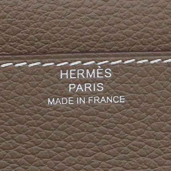 エルメス HERMES コンスタンス トゥーゴー エトゥープ エバーカラー 長財布 シルバー金具 新品 未使用 グレージュ