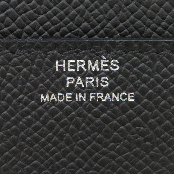 エルメス HERMES コンスタンス トゥーゴー ブラック ヴォーエプソン 長財布 シルバー金具 新品 未使用 黒 ショルダー