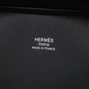 エルメス HERMES ジプシエール ミニ ブラック エバーグレイン ショルダーバッグ シルバー金具 黒