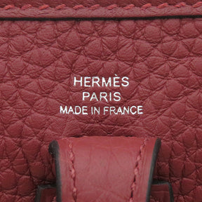 エルメス HERMES エヴリンTPM ルージュアッシュ トリヨンクレマンス ショルダーバッグ シルバー金具 新品 未使用 赤