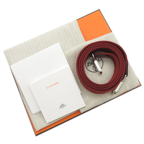 エルメス HERMES エヴリンTPM ルージュアッシュ トリヨンクレマンス ショルダーバッグ シルバー金具 新品 未使用 赤