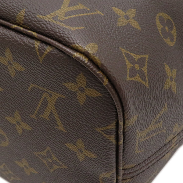 ルイヴィトン LOUIS VUITTON ネヴァーフル MM M40995 ベージュ モノグラムキャンバス トートバッグ ゴールド金具 新品 未使用 茶 ポーチ付き