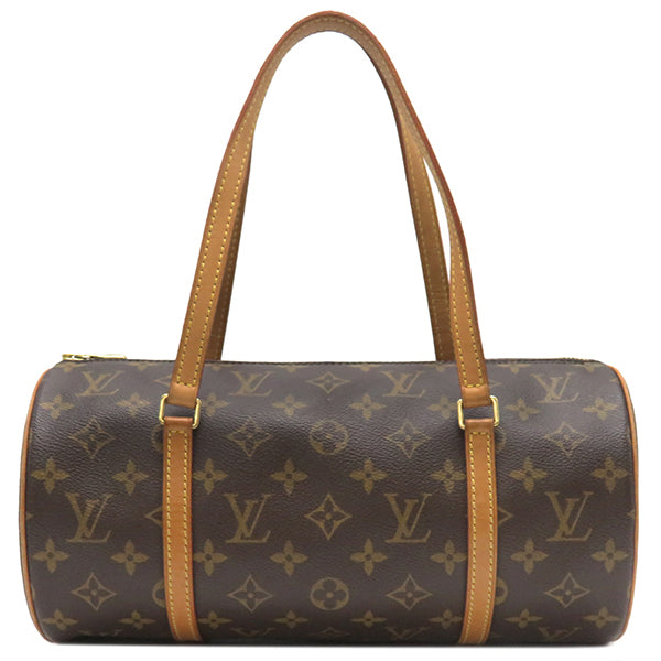 ルイヴィトン LOUIS VUITTON パピヨン 30 M51385 モノグラム モノグラムキャンバス ハンドバッグ ゴールド金具 茶