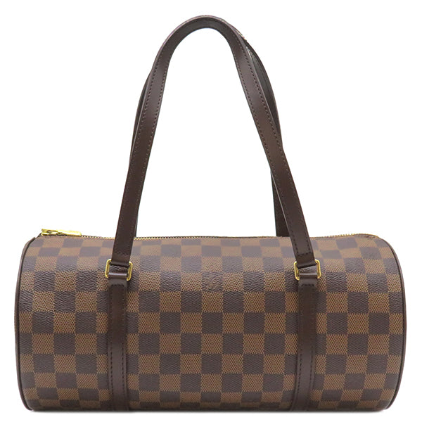 ルイヴィトン LOUIS VUITTON パピヨン 30 N51303 ダミエエベヌ ダミエキャンバス ハンドバッグ ゴールド金具 茶