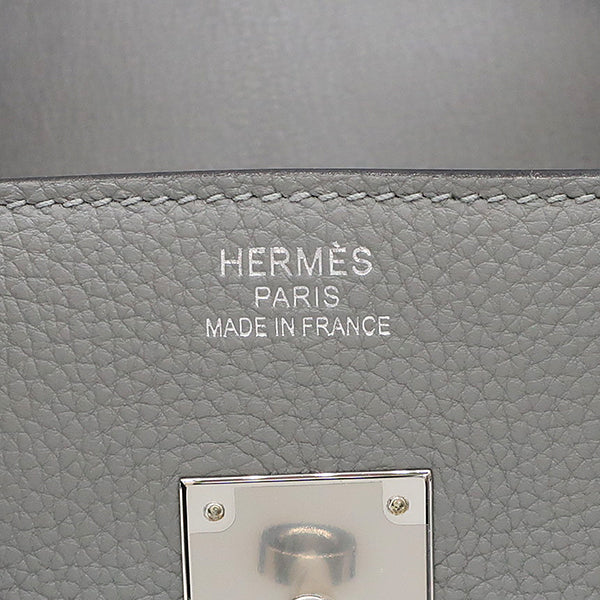 エルメス HERMES バーキン35 グリムエット トゴ ハンドバッグ シルバー金具