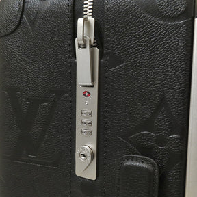 ルイヴィトン LOUIS VUITTON スーツケース ホライゾン 55 M46115 ノワール モノグラムアンプラントジャイアント キャリーバッグ シャンパンゴールド金具 黒 スーツケース TSAロック 4輪