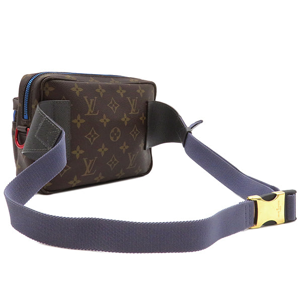 ルイヴィトン LOUIS VUITTON パシフィック バムバッグ M43828 モノグラム モノグラムキャンバス ボディバッグ ゴールド金具 茶 ウエストバッグ ブルー金具 レッド金具