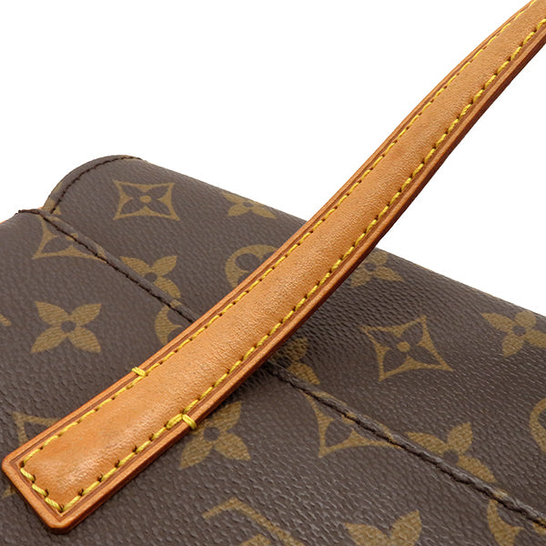 ルイヴィトン LOUIS VUITTON ソナチネ M51902 モノグラム モノグラムキャンバス ハンドバッグ ゴールド金具 茶 赤