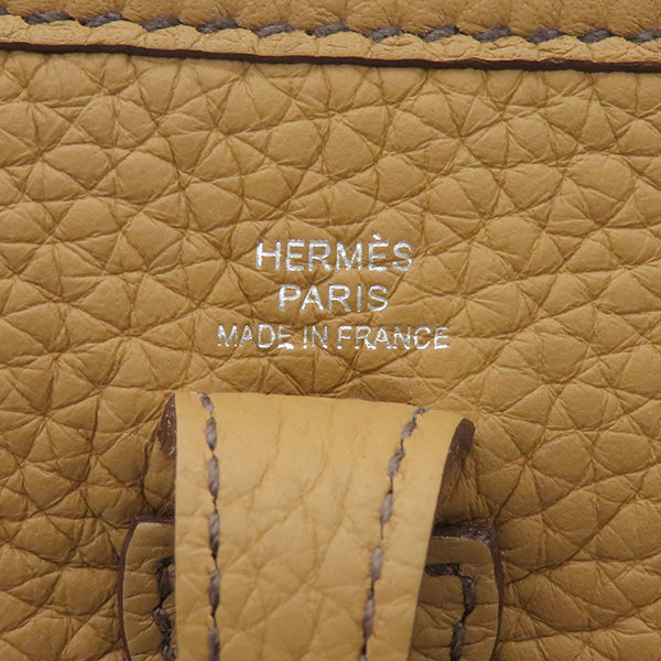 エルメス HERMES エヴリンTPM チャイ トリヨンクレマンス ショルダーバッグ シルバー金具 茶