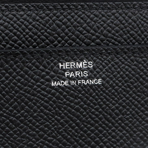 エルメス HERMES コンスタンス トゥーゴー ブラック ヴォーエプソン 長財布 シルバー金具 新品 未使用 黒 ショルダー