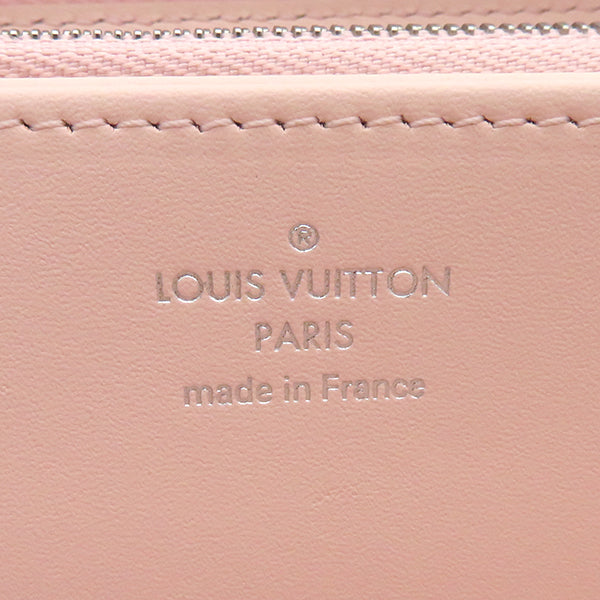 ルイヴィトン LOUIS VUITTON ジッピー ウォレット M82755 ローズジャスミン モノグラムマヒナ 長財布 シルバー金具 ピンク ラウンドファスナー