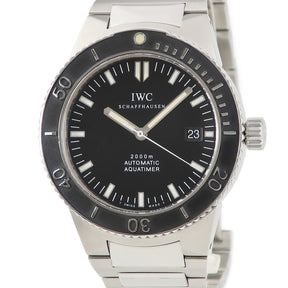 IWC IWC GSTアクアタイマー IW353602 自動巻き メンズ OH済 黒 バー 2000m デイト