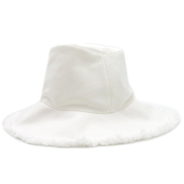 プラダ PRADA ドリル ハット 1HC145 ホワイト ファブリック 14038 帽子 白