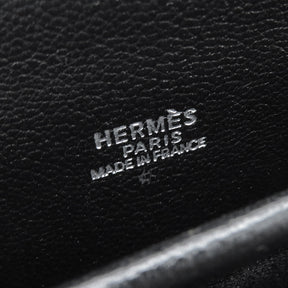 エルメス HERMES カバナ ブラック レザー トートバッグ シルバー金具 黒 ショルダー