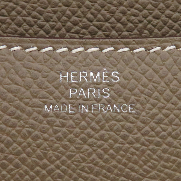 エルメス HERMES コンスタンス3 ミニ エトゥープ ヴォーエプソン ショルダーバッグ シルバー金具 グレージュ