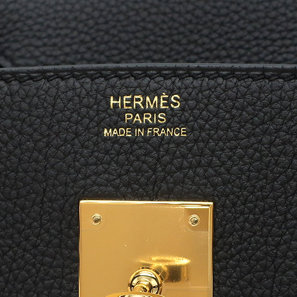 エルメス HERMES バーキン30 ブラック トゴ ハンドバッグ ゴールド金具 黒 鍵・カデナ旧型