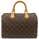 ルイヴィトン LOUIS VUITTON スピーディ 30 M41526 モノグラム モノグラムキャンバス ハンドバッグ ゴールド金具 茶 ボストン 鍵 パドロック欠品