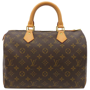 ルイヴィトン LOUIS VUITTON スピーディ 30 M41526 モノグラム モノグラムキャンバス ハンドバッグ ゴールド金具 茶 ボストン 鍵 パドロック欠品