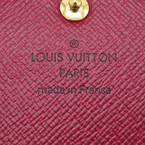 ルイヴィトン LOUIS VUITTON ポルトフォイユ サラ M62234 モノグラム×フューシャ モノグラムキャンバス 長財布 ゴールド金具 茶