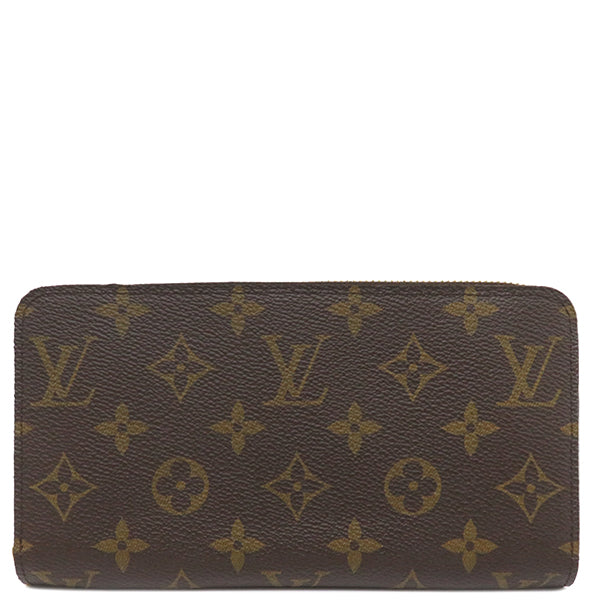 ルイヴィトン LOUIS VUITTON ジッピー ウォレット M60017  モノグラム モノグラムキャンバス 長財布 ゴールド金具 茶 ラウンドファスナー