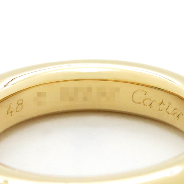 カルティエ Cartier エリプス Ellipse イエローゴールド K18YG エメラルド #48(JP8) リング 指輪 750 18K  8号