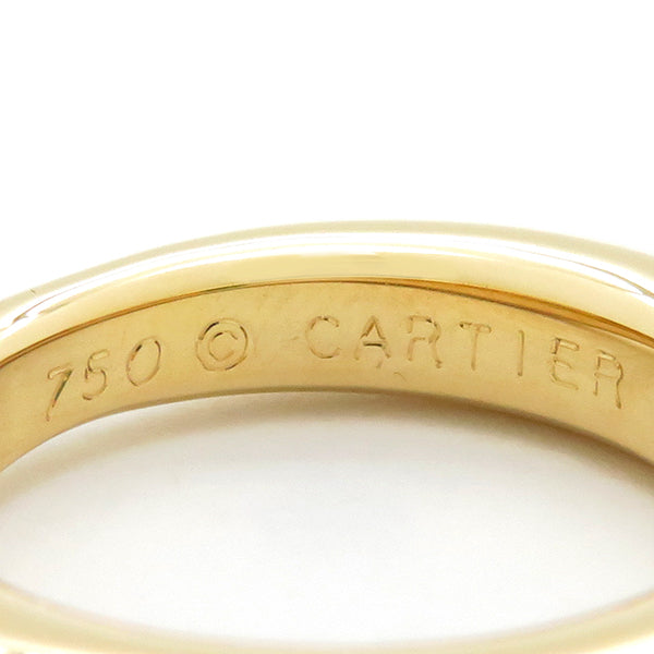 カルティエ Cartier エリプス Ellipse イエローゴールド K18YG エメラルド #48(JP8) リング 指輪 750 18K  8号