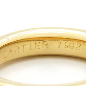 カルティエ Cartier エリプス Ellipse イエローゴールド K18YG エメラルド #48(JP8) リング 指輪 750 18K  8号