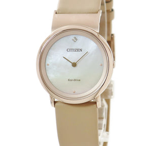 シチズン CITIZEN アンビリュナ 火 EG7079-10Y ソーラー メンズ レディース エコドライブ 純正ダイヤ