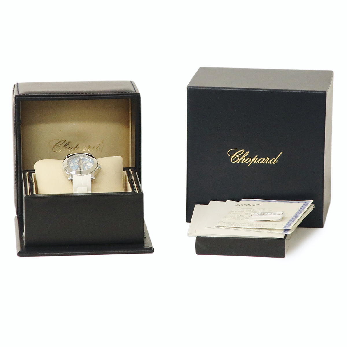 ショパール CHOPARD ハッピースポーツ アニマルワールド 28/8507 128707-3005 クオーツ メンズ レディース 純正ダイヤ 限定