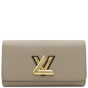 ルイヴィトン LOUIS VUITTON ポルトフォイユ ツイスト M67510 ガレ エピレザー 長財布 ゴールド金具 ベージュ